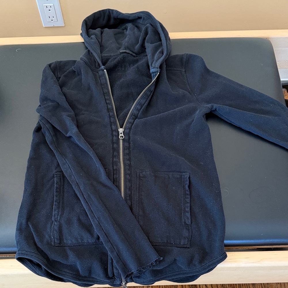 ATM Anthony Thomas Melillo Black Hoodie Jacket